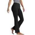 thumbnail image 3 of Gibobby Pantalon yoga mujer Leggings acampanados para mujer, cintura alta, entrenamiento informal, corte bota, pantalones de yoga(Negro,M), 3 of 5