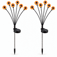 thumbnail image 5 of LOMYOLO Halloween Solar Eyeball Lights Outdoor, 2 Pack 12 LED Scary Swaying Eye Landscape Path Lights Waterproof Solar Garden Lights for Yard Lawn Walkway Patio Halloween Decorations Party Decor, 5 of 7