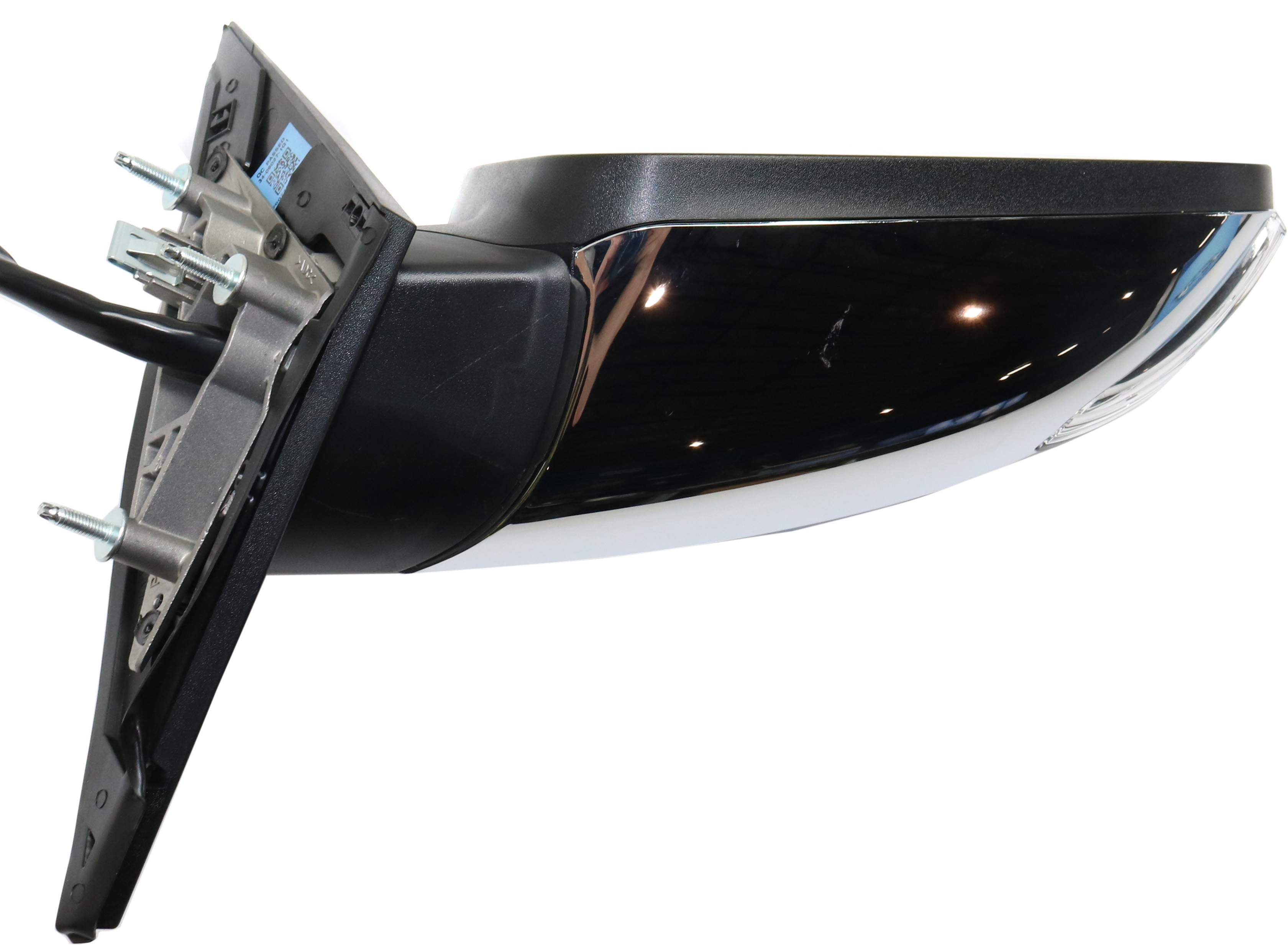 Mirror Compatible With 2011-2018 Chrysler 300 Right Passenger Side Heated W/ Blind Spot Detection In Glass In-Housing Signal Light Chrome Kool-Vue