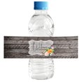 thumbnail image 1 of Darling Souvenir WaterBottleLabels Rustic Wood Panel Easy To Use Party Supplies Welcome To Our Wedding Stickers ForWaterBottleWedding Collection- Pack Of 32, 1 of 7