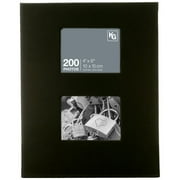kieragrace KG Contemporary Photo Album 6-Pack Black Black Plastic