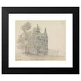 thumbnail image 2 of James Moore 14x12 Black Modern Framed Museum Art Print Titled - Salisbury Cathedral (1791), 2 of 5