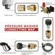 thumbnail image 5 of Adaptador para Lavadora A Presión, Kit de Desconexión Rápida, Conector Giratorio M22 A Conexión Rápida 3/8 Pulgada, Conector Liberación Rápida 3/4 Pulgada, Conversión de M22 A M22, 5 of 7