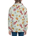 thumbnail image 6 of Kdxio Lobster Sea Shell Pattern Kids Boys Girls Zip Up Hoodie 3D Printed Hooded Sweatshirt Hoody Coat with Pocket 7-12 Y-Small, 6 of 6