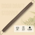 thumbnail image 2 of KAKICLAY 48" Weighted Draft Stopper for Bottom of Doors and Windows, Heavy Duty Sound Proof Door Draft Guard Door Soundproofing Under Door Noise/Air/Wind Blocker, 2.6Lbs, 2 of 7