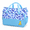LightBlue, variant on 5Pcs Baby Diaper Bag Set for Mom and Dad - Diaper Handbags, Diaper Pad, Food, Bottle, Travel Tote