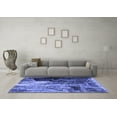 thumbnail image 3 of Ahgly Company Indoor Rectangle Oriental Blue Industrial Area Rugs, 5' x 7', 3 of 4