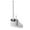 #1-White【1 Toilet Brush, 1 Base】, variant on Toilet Brush Holder with Flexible Rubber and Slit Brush Heads, Adhesive Mounted Wall Shelf for Bathroom Organization, Hygienic Cleaning Caddy for Sink and Bathtub, Topliu