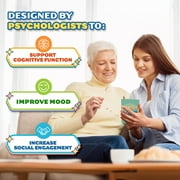 ThinkPsych Golden Memories - Memory Card Game for Seniors - 160 Conversation Starters for Adults