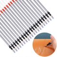 thumbnail image 2 of set leather Water Wash Vanishing Pen Refillable Pen Silver Refill Pen for Leather Marking Water Erasable Pens Fabric Leather, 2 of 5