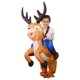 thumbnail image 5 of Ropa inflable de Navidad, disfraz de baile, accesorios para disfraces, Papá Noel, alce, árbol de Navidad, ropa inflable, cabeza torcida, hombre, 5 of 5