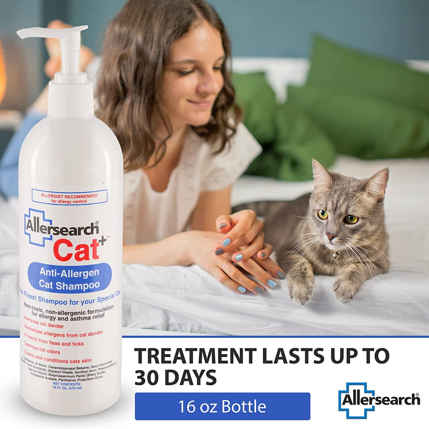 Anti allergy shampoo sales