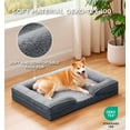 thumbnail image 4 of Made4pets Orthopedic Supportive Foam Dog Sofa Bed with Removable Washable Cover, Gray, 38"x28"x6.5", 4 of 9
