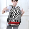 thumbnail image 6 of FORMRS Unisex School Backpack 17" Student Travel Bag with Laptop Compartment, Red Boat, 6 of 7