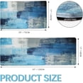 thumbnail image 3 of Kitchen Mat 2 Piece Anti Fatigue Kitchen Floor Mat Non Slip Waterproof Memory Foam Cushioned Teal Kitchen Rugs and Kitchen Mats for Floor Laundry Room Home Office Sink, 3 of 6