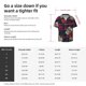 thumbnail image 5 of Fotbe Roses Skulls Camisa Estampada de Manga Corta para Hombre, Casual de Verano, Estilo Playero, Sin Arrugas-3X-Large, 5 of 5