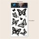 thumbnail image 4 of Sexy Black and White Butterfly Tattoo Stickers for Arm and Clavicle - Long-Lasting and Easy to Apply, 4 of 4
