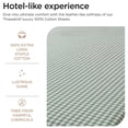 thumbnail image 5 of Hiroekza Queen Size Fitted Sheet - Non-Slip, Breathable Cotton & Linen Skin-friendly Fitted Sheet for Mattress Protection Green, 5 of 5