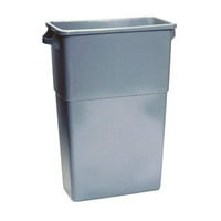 Impact Products Economy Slim Jim Trash Can Gray, 23 gal. | 1 Each by Impact Products