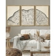 thumbnail image 2 of SHENIFY Farmhouse Set Gray Wood Tree Ring Nature Wall Art 16x24in3pcs Natural Framed Vintage Rustic Modern Art Decor for Living Room Bedroom, 2 of 5