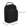 thumbnail image 2 of SKISUNO Travel Hat Carrier Case Negro En Eva Firme Para Organización Y Transporte Fácil De Gorras, 2 of 7