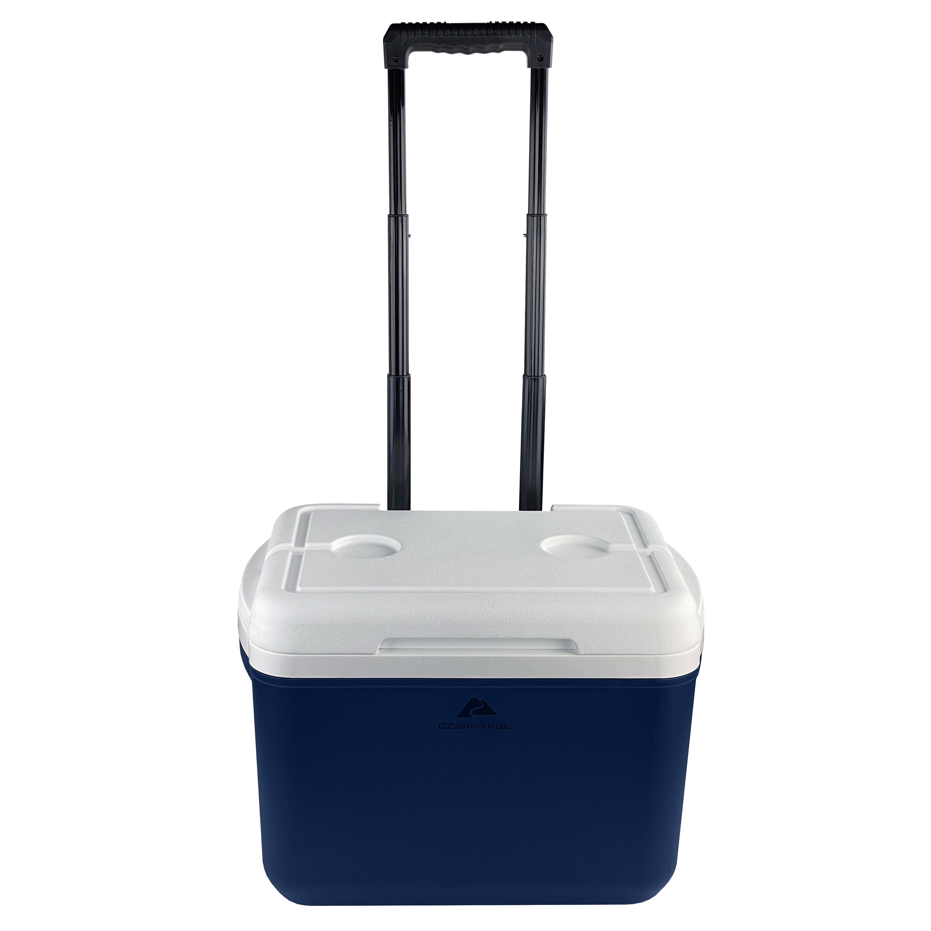 Ozark Trail 30 Quart Capacity Hard Side Wheeled Cooler, 42-Can, Navy