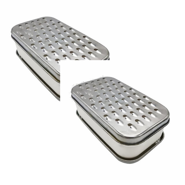 Oleegame 2 Pcs Râpe à Fromage Double Face Râpe à Fromage Elliptique Râpe à Fromage Rectangulaire Râpe à Fromage Hachoir Râpe Blanche