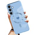 thumbnail image 1 of Funda magnética AIGOMARA para Samsung Galaxy S25 Plus, color azul, 1 of 6