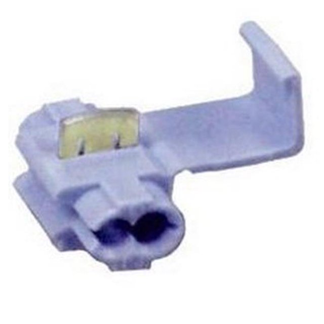 Burnstines Dist 0307.1152 No. 801 Scotchlok Double Run or Tap Connector, Blue