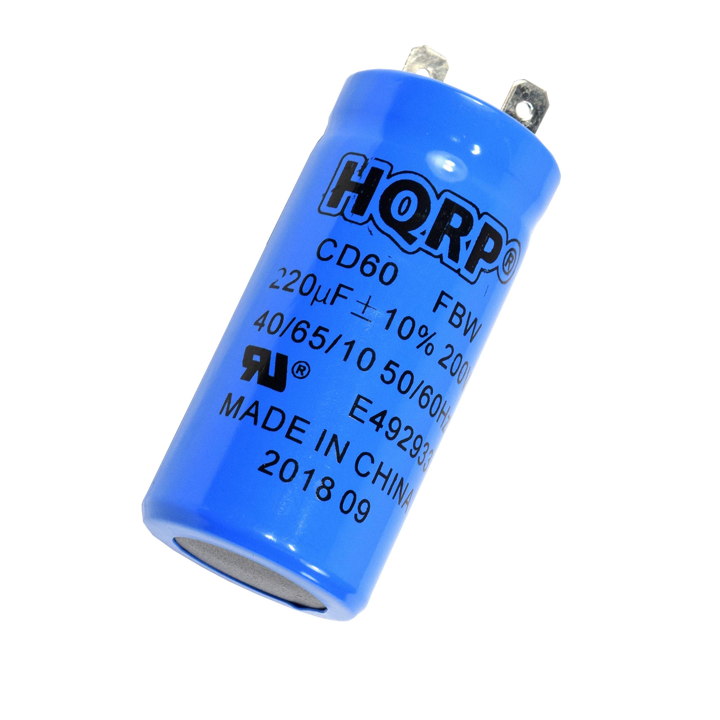 HQRP Run Capacitor for Coleman Powermate 220UF 200V 0034819.01 003481901 PC0545305.02 PL0542200