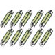thumbnail image 1 of Pack of 10pcs 578 Led Car Bulb 211-2 Led Car Bulb 41mm 42mm 1.65in 212-2 Led Car Bulb for Car Map Light Dome Light, 22SMD 3014 Chips 6000k White Super, 1 of 5