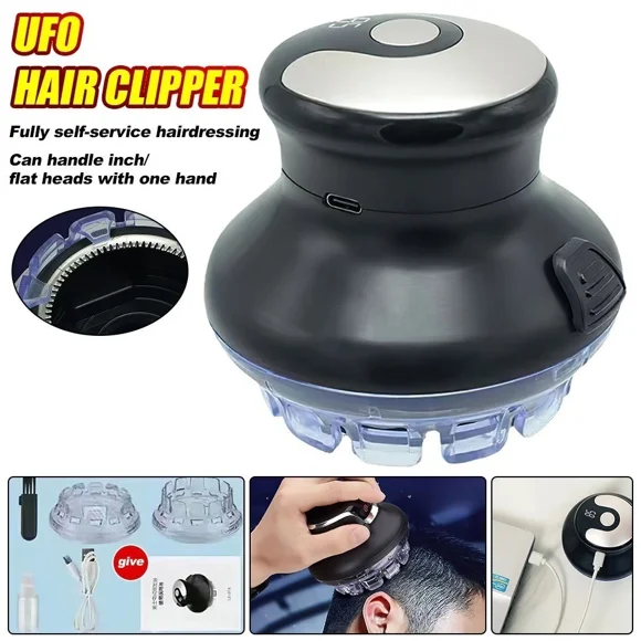 DEBGFS 360° Rotating Portable Electric Hair Clipper Trimming Cutter Machine Men Gift