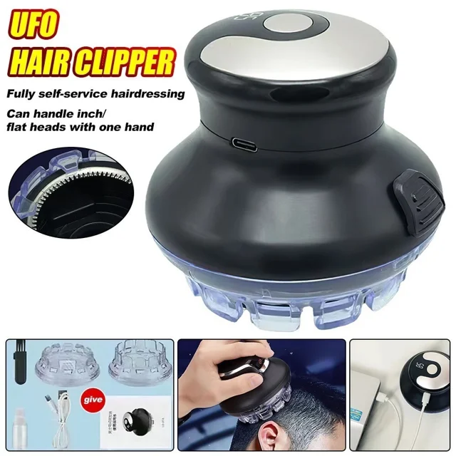 DEBGFS 360° Rotating Portable Electric Hair Clipper Trimming Cutter Machine Men Gift