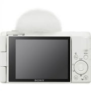 Sony ZV-1F - Digital camera - compact - 20.1 MP - 4K / 30 fps - ZEISS - Wi-Fi, Bluetooth - white
