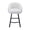 White - Set of 1, variant on Zesthouse Swivel Counter Height Bar Stools Set of 1, 26.4" Counter Height Sherpa Upholstered Barstools with Barrel Back and Arms, Modern Counter Stool for Pub Kitchen Island, Black
