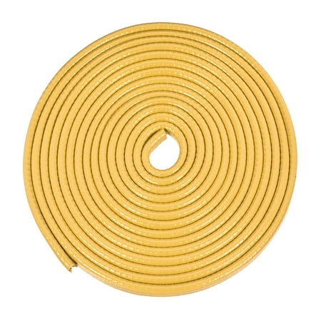 

Fits 1/32 -3/32 Edge 16.4Ft/5MEdge Trim U Seal w Iron Sheet Yellow PVC Plastic