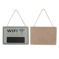 thumbnail image 1 of Tarjeta de visualización de contraseña de Wi-Fi, señalización de visualización de contraseña para pared, señal de contraseña de Wi-Fi para colgar en l, 1 of 12