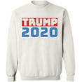 thumbnail image 2 of OXI Crewneck Sweatshirt - Trump 2020,Basic Casual Sweatshirts for Men's and Women Fleece Sweatshirt Long Sleeve- White X-Large, 2 of 2