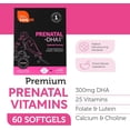 thumbnail image 3 of Zahler Prenatal DHA Prenatal Vitamins for Women with DHA & Folate, 60 Unflavored Softgels, 3 of 8
