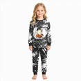 thumbnail image 7 of CAUYDY Girls Boys Halloween Cartoon Pajamas Cute Soft Long Sleeve Graphic Nighty PJS 2PCS Sleepwear Set,4Y, 7 of 7