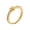 Golden N, variant on HUANLEDASH Finger Ring Adjustable Opening 26 Alphabet Faux-diamond-set Geometric Inlay Sparkling Letter Band Ring Daily Wear
