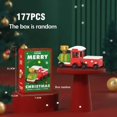thumbnail image 1 of Christmas Micro Building Blocks Set, Santa Claus and Reindeer DIY Puzzle Assembly Bricks, Festive Table Decoration Ornament, Educational Creative Christmas Gift for Kids, 1 of 6