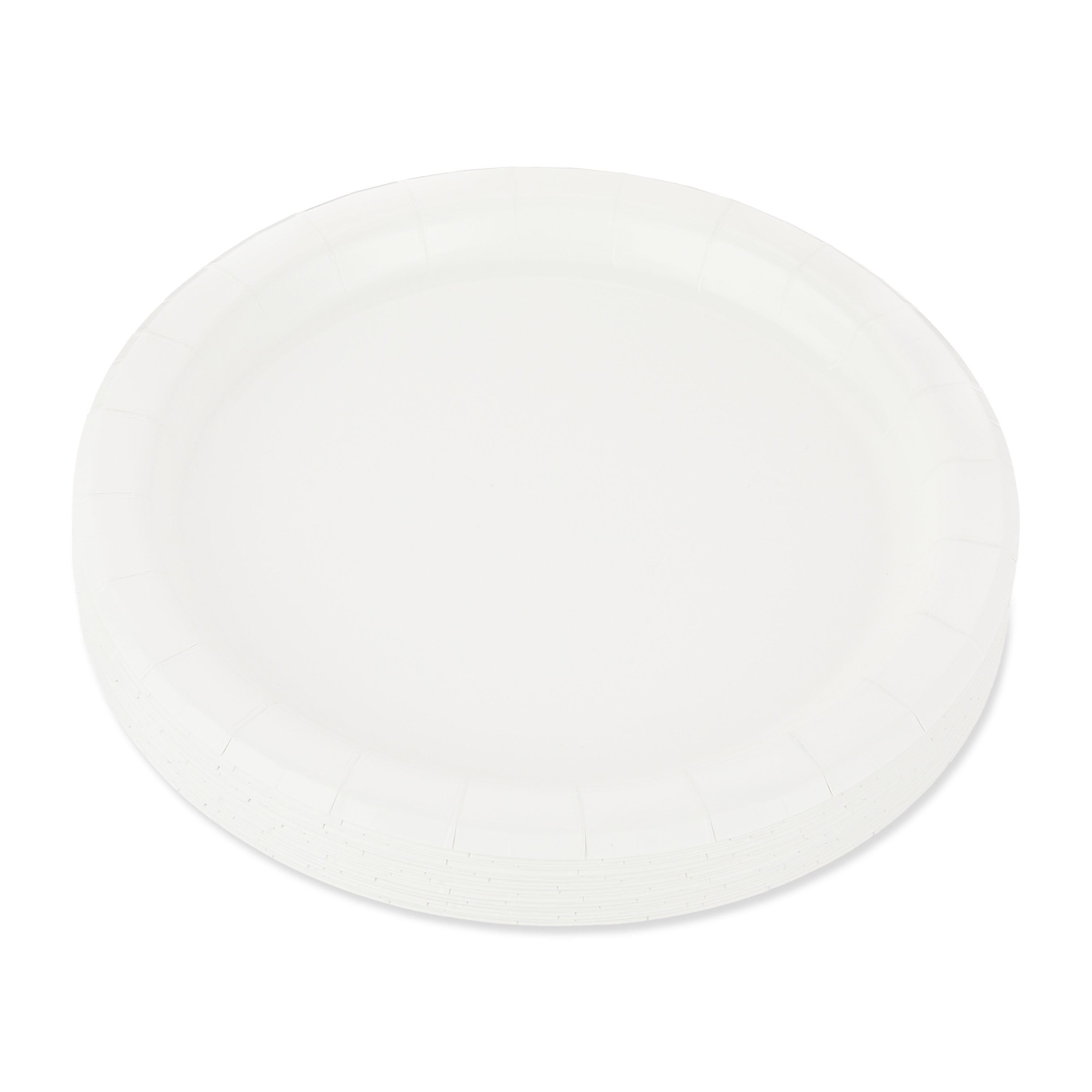 Way To Celebrate White Disposable Paper Dessert Plates, 7 in, 24 Count