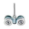 thumbnail image 6 of 2 Pcs Sliding Door Roller Track Roller Wheels with Box Rail Strut Channel Kit, 6 of 10