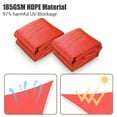 thumbnail image 2 of Yescom 2Pack 23x20FT Rectangle Sun Shade Sail Canopy UV Block Commercial Carpark Pool Camping Outdoor Watermelon Red, 2 of 10
