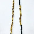 thumbnail image 2 of 27" Black and Golden Glass Bead Necklace (Dozen), 2 of 5