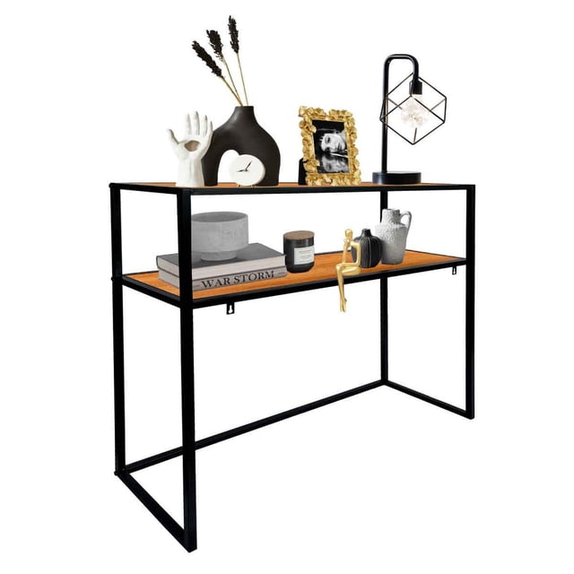 Credenza Minimalista Recibidor Mesa Auxiliar Bufera marron claro Pequeño