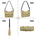 thumbnail image 5 of Eheartsgir PU Leather Underarm Sling Bag for Women, Sunflower Butterfly Print with Strap Shoulder Bags for Travel Work, 5 of 8