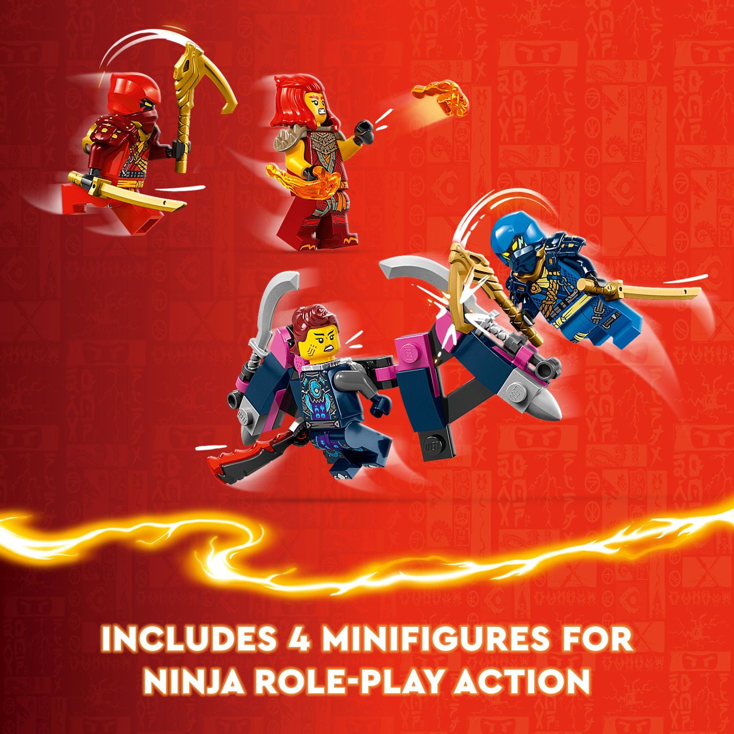 LEGO NINJAGO Kai's Ninja Climber Mech Set, 71812, 623 Pieces