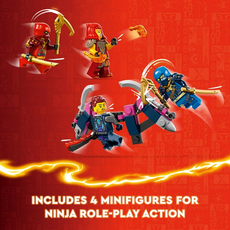 LEGO NINJAGO Kai s Ninja Climber Mech Adventure Toy Set Buildable Figure with 4 Ninja Action Figures for Independent Play Ninja Gift for Kids Boys